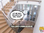 Fake Hostel - Freckle faced girl with nice ass and big nipples creeped on 3/16