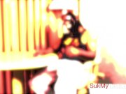 Blasian slut makes it sloppy and wet 2/16