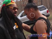 Ebony whore gives Don Whoe head on his bike 6/16