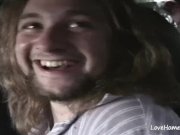 Hottie sucking a cock and getting slammed hard 1/16