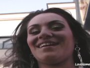 Hottie sucking a cock and getting slammed hard 3/16