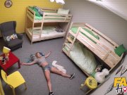 Fake Hostel - Filthy busty British backpacker goes looking for a cock 1/16