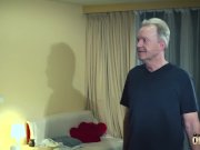 Old Man Dominated by sexy hot babe in old young femdom hardcore fucking 3/16