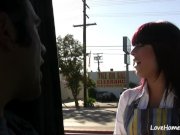 Brunette is riding a hard cock and moaning 2/16