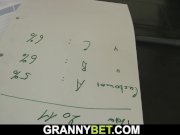 Old woman rides cock in the office 4/16