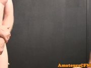 CFNM babe commands sub guy to strip naked 3/16