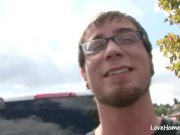 Bombshell takes off her clothes sensually and rides 2/16