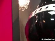 Latex RubberDoll Dildo Fucked By Living Doll Nicci Tristan! 5/16