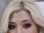 Young Blonde Asian Latina Girl Facially Destroyed! 2/16