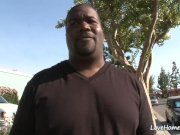 Pale black-haired beauty sucking cock and riding too 1/16