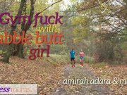 Fitness Rooms Sexy little small tits bubble butt girl fucked after workout 1/16