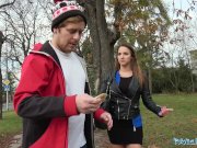 Public Agent Amirah Adara Fucks a stranger while her BF waits 3/16