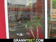 Huge old grandma gives head and rides dick 5/16