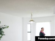 Young Black Quebec Born Jenna Foxx Scissors Nickey Huntsman! 3/16