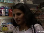 Pretty brunette is outside ad sucking his dick 4/16