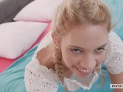 JAY'S POV - Tiny Teen Khloe Creampied by her Step Dad 6/16