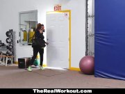 TeamSkeet - Hot Busty Brunette Fucks Trainer After Sparring 1/16