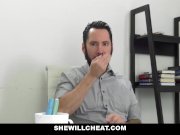 SheWillCheat- Busty Slut Ella Knox Fucks Her New Boss 1/16