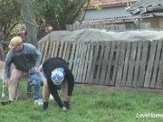 Granny enjoys a cumshot after passionate outdoor fucking 3/16