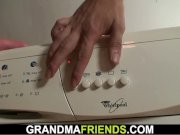 Two repairmen fuck big tits grandma 7/16