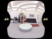 Vany Ully fingers her pee drenched pussy in this virtual reality scene 3/16