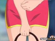 Master makes his Slave Cum in Public with a controlled Vibrator - Hentaixxx 13/16