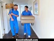 ExxxtraSmall - Hot Muslim Chick Gets Double Cumcockted 2/16