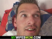 Wife shocked finding her mom riding his cock 10/16