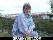 Stranger picks up and fucks old granny 3/16