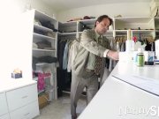 NannySpy Big tits nanny Amia Miley caught on hidden cams 6/16