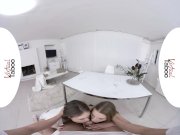 VIRTUAL TABOO - Hot Threesome With Cute Stepsis And Her Horny Friend 9/16