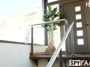 SpyFam Step sister Taylor Sands ambushes step brother with anal fuck 2/16