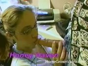 Pigtail amateur takes on a big cock 1/16