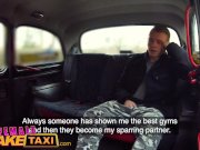 Female Fake Taxi Muscly studs cock makes horny toned driver cum hard 3/16