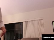 Natural Boobed Kimber Lee Gets Her Boss' Cum For A Big Raise 3/16