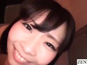 JAV star Miori Hara POV blowjob in bath Subtitles 1/16