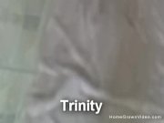 Girlfriend showering then jerking my cock 3/16