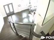 POVD Bath scrub fuck and facial with brunette Adria Rae 1/16