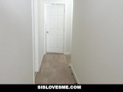 SisLovesMe - Wet Stepsis and Bestie Get Shafted By Stepbros Cock 1/16