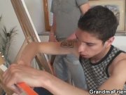 Old granny swallows two cocks 5/16