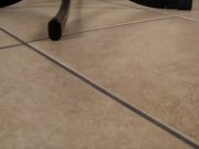 Teen in sandals puts her feet right in your face 1/16