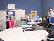 Principle received a blow from a hot teen 2/16