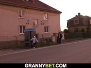 Old granny rides his horny meat 2/16