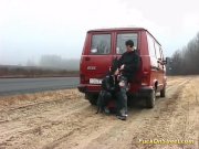 public sex in front of massive traffic 10/16