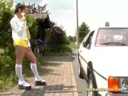 cute teen picked up for outdoor orgy 2/16