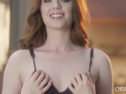 Ella Hughes Fingers Her Perfect Trimmed Pussy to Orgasm 1/16