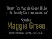 Busty Fox Maggie Green Dildo Drills Beauty Carmen Valentina 1/16
