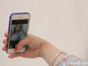 A Dude Sticks His Big Cock in Young Sonya Sweet's Warm Mouth and Pussy 1/16