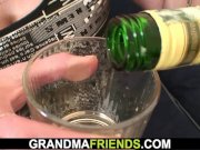 Two guys share mature bitch 2/16