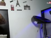 My Dirty Hobby - Busty babe sucks a fat cock 8/16